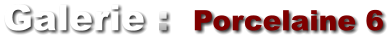 Galerie :  Porcelaine 6